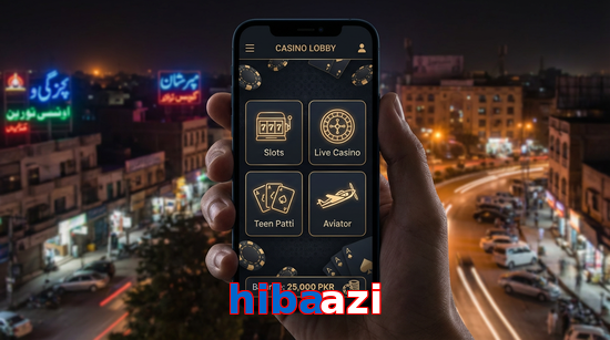 Main screen of Hibaazi app page for PK players